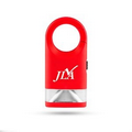 LED Flashlight Lamp - Carabiner - Red